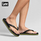 LEE FLIP FLOPS Zapatos para hombres para el verano Nuevas zapatillas deportivas transpirables para hombres Sandalias de playa anti-Slip Beach Men Black 41 (255 mm)