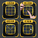 Jump Hero Children's Super Tic Toy Toys Smart for Men and Girls 8-12 ans, 6-10 ans, Puzzle d'échecs volant 3-6 ans, 3-en-un Tic Toys + 14-en-1 planche d'échec