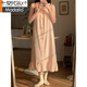 Modal Sweet Princess Style Nachthemd für Frauen im Sommer 2025 Neue Wolke Baumwollsaugende Pyjamas für Mädchen mit Brustpolstern Hauskleidung 6636Z Pink M 16080-100jin [Jin ist 0,5 kg]