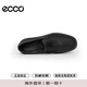 ECCO Loafers Men's Moccasin Casual Leather Shoes Lightweight Mok 540514 01001 Black 41