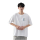 Jüdische Herrenkleidung 2025 Sommer Neuer einfacher Drucktrend-Trend-Kleidung vielseitiger Mode Lose kurzärmelige T-Shirt E8 White 210a 2xl 180/96a