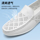Siete zapatos para hombres de lobo para zapatos de frijoles de vaca nuevos de la capa superior de verano para hombres de negocios para hombres zapatos loafer zapatos de cuero transpirable sin deslizamiento blanco 9926 42