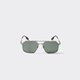 Canada Goose [New Product] Moraine Men's Sunglasses and Sunglasses 8104M 9866 Matte Light Gray/Green