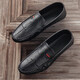 Red Dragonfly printemps 2025 Nouvelles chaussures Doudou Chaussures en cuir masculin Version coréenne Chaussures de conduite Chaussures lazy Tendance sociale Chaussures masculines décontractées blanc 9880 44 Recommandé pour prendre une taille plus grande
