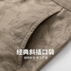 Bailando con el lobo [lleno de estampados] pantalones cortos casuales 2025 Summer New puro algodón estirado de algodón pantalones juveniles 4019 caki 701 31
