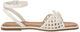 Steve Madden Girls' Shoes Meris Sandals, White White 1 Little Kid