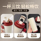
Lazy Sheep Thermos Cup Large Capacity Children's Straw Stainless Steel Water Cup Student Coffee Cup New Portable [BZ1047 Lazy Sheep - Cream White] 316 Stainless