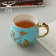 Auratic Chinese porcelain Yongfengyuan Madam porcelain West Lake Blue Qingxin tea cup water cup mug high-value gift box packaging