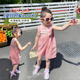 G.Duckkids Little Yellow Duck Clothing Children Girls Couts Suit Summer 2025 New Children's Clothy Fina delgada Baby Summer Ropa rosa 100 Recomendada por 2 ~ 3 años [90-100 cm] CM