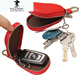 
PLOVER key bag men's new leather large capacity car key storage bag universal car key protection case black
