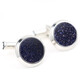 Montblanc Meisterstück silver starry sky cufflinks 112906