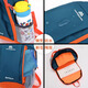 Lierui children's backpack outdoor travel mountaineering backpack primary school students travel study spring outing mountaineering school bag travel leisure Peacock Blue