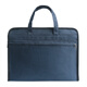 Jianteng Business Meeting Commuter Men's Women's Briefcase Bag File Pack Customized File Bag Zipper Large Capacity Waterproof Data Bag Simple Tote Bag High-end Sense Tote Bag 9902 Dark Blue (plus business card) 39*29*9cm