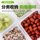 映季商用保鲜盒食品级长方形透明塑料盒子冰箱冷冻专用密封收纳盒带盖 【844】 加高长方形-耐摔（7L） 食品级保鲜盒