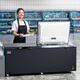 
Midea freezer commercial 360-liter ultra-large capacity freezer patented frost reduction and sterilization low noise level energy-efficient energy-saving and electricity-saving horizontal quick freezer commercial freezer 719-liter BD/BC-719DKEM Racing Blue