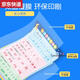 CAOX26个汉语拼音字母表墙贴一年级声母韵母整体认读音节拼读全表挂图 10以内分解