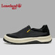 Maple Leaf (Leveland) Chaussures masculines pour l'été nouvelle version de chaussures en toile anti-collision d'un pied pour hommes respirants à la semelle douce et à la semelle extérieure pour hommes [anti-collision améliorée] noir (taille de chaussure en cuir) 41