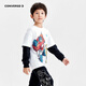 匡威（Converse）【变形金刚联名】儿童童装T恤CNVB-FF-G693官方旗舰 纯白色 160 76 【建议身高152-158cm】