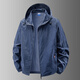 Guqian Summer Lightweight Quick-drying Hooded Sun Protection Jacket Men's Jacket Outdoor Leisure Travel Mountaineering Fishing Sports Sun Protection Clothing Dark Gray 2XL