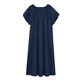 Jingqi (JOYNCLEON) maternity dress summer thin dress trendy mother fresh maternity summer dress small Korean version maternity dress blue L

