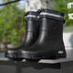 Huili Regenstiefel Herren mittlerer Röhrchen Nicht-rutschfeste wasserdichte Schuhe im Freien im Freien im Freien im Freien zum Mitnehmen