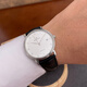 [Second-Hand 99 New] Blancpain Herren Watch Classic Series Automatic Mechanical Men's Watch Moon Phase Monat Second-Hand Luxury Watch 38mm White Disc-6223-1127-55b