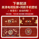 CLCEY结婚新娘坐福垫百福刺绣红色加大喜垫早生贵子女方出嫁压床福垫被 天降五福 坐福被彩金刺绣_9898c