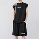 VANCL ESLITE 2025 SET casual Tendencia de verano para hombres Vestocador sin mangas con la camiseta suelta Sports de cinco puntos Manga corta corta ZD5155 Apricot XL Peso 160-180Jin [Jin equivale a 0.5 kg]