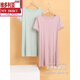 Victoria's Style Cool Nightgown For Women's Pyjamas Summer Summer Modal Coton Coton à manches courtes Silk mince 2022 NOUVELLE robe XEQ9249 L 165