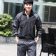 FHHUABD Normale Versand Sportbekleidung Anzüge für Männer und Frauen, mittlere und junge Menschen, Frühlings- und Herbst-Langzeit-Studentenpaar Casual Running Suit Group Kauf 686 Blue XL Männer