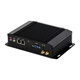 Uhesi Industrial Control Machine N3520 Dual Network Dual Com Serial Port Lüfter ohne eingebettete Micro Industrial Computer Pentium N3520 4G Speicher 64G SSD WiFi