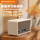 Mountain Shui Retro Bluetooth Speaker High-quality Subwoofer Home Living Room HiFi Desktop Audio Amplifier All-in-One Office Home TV Computer Surround Sound Bluetooth Audio Q2 Yahei + 4 Speaker + 5.3 Bluetooth + Adjustable Sound