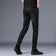 Sept Wolf Fashion Brand New 2025 Summer Thin Black Jeans Men's Men's Stretch Fithing Small Jambes Casual Colters 1049 Gray 33 Convient pour 145-155jin [Jin est égal à 0,5 kg]