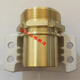 XMSJ Shield Machine Zwei-Hälfte Schnalle Bi-Turm-Gelenk EN14420 Aluminiumlegierung Sicherheitsrohrklemme Messing externe Gewinde-Rohr-Heck-Kern 123-Zoll-Rohrklemme Kupfergelenk