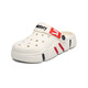 Guanmao Pei summer breathable children's sandals for boys and girls dual-purpose beach hole shoes beige 28