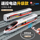 Kawei Fernbedienungs-Zug-Zugspielzeug mit Hochgeschwindigkeits-Eisenbahnspielzeug Fuxing Set Legierung kleiner Zugmodel Jungen Zuggeschenke [Fernbedienungs-Steuer-Zug-Modell] Elektrisches Fuxing-Doppelfestival