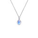 Dirholl (Dirholl) Rupert's Tears platinum necklace PT950 women's clavicle chain birthday and Valentine's Day gift for wife and girlfriend PT950 platinum necklace + Rupert's Tears pendant free engraving - ghostwriting greeting card - exclusive gift box