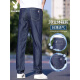 
Playboy (PLAYBOY) ice silk men's jeans 2025 new loose straight-leg tensile long pants men's summer style 9767# dark blue thin style 32 waist 2 feet 5
