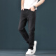 Canelin Kiskha Black Jeans Männer Frühling und Sommer Männer schlanke Füße Einfach bequeme, vielseitige Stretch-Casual-Hosen Männer 1048 Schwarz [77,9% Baumwolle] Größe 28