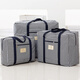 Love Orange Travel Clothing Storage Bag Trolley Luggage Bag Waterproof Quilt Bag Organizer Clothes Storage Bag Dark Blue Stripes Medium Size 48*38*24cm