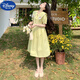 Disney Loose Slim Robe With Little Girl 2025 Été Nouveau Style Junior High School High School Élève blanc 1278 170 M 90-105Jin [Jin est égal à 0,5 kg]