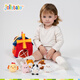 
jollybaby baby blind box sucking house toys educational early childhood education gift for children aged 0-3 farm pastoral house