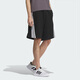 Adidas (adidas) Pantalon de survêtement masculin 2025 AUTOMNE NOUVEAU pantalon décontracté tricoté Breffe de pantalon en cinq points KC3897 / Black / Three Stripes S