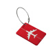 Gluekind metal luggage tag aluminum alloy boarding pass travel tag aircraft luggage tag identification card writeable blue