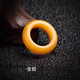 DL 1998 Fat Donglai same style beeswax clasp natural amber old wax running ring ring small accessories one old wax running ring (inner diameter 12mm)