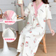 
Summer thin style for pregnant women in summer short-sleeved pajamas breastfeeding hospital room for delivery skirt SY16819 L Recommended weight within 120 Jin [Jin equals 0.5 kg]