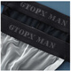 Herrenunterwäsche modische doppelte Würfel weiße transparentes Mesh Tanga Low Taille Herren u konvexe Eisseide ohne Spur doppelte Schwarz + schwarze 2 Packs M90-105jin [Jin entspricht 0,5 kg]