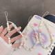 Beiyipin móvil Lanyard pulsera Ins Cadena móvil con cuentas de viento Y2K Cadena de teléfonos móviles versátiles Versátiles CCD CCD Decoración de colgantes Cámara de la muñeca Anti-Movier