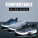 
YP Fat Donglai Shoes Men's Autumn Breathable Flying Mesh Mesh Shoes Men's Casual Sports Shoes Men's Soft Sole Tourist 9905-Gray [Upgrade] 39