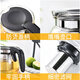 Tangao Tea Bar Machine Universal Water Kettle Household Teapot Insulation Teapot Water Dispenser Glass Single Pot High-Temperature Resistance Tea Set 1200ml+4 Cups Lotus Cup 12004L